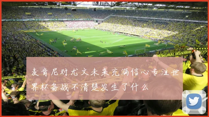 麦肯尼对尤文未来充满信心专注世界杯备战不清楚发生了什么